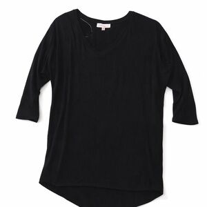 Philosophy Black Long Sleeve Women's Top Size Medium